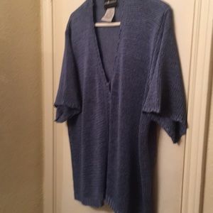 Sag Harbor blue crochet topper